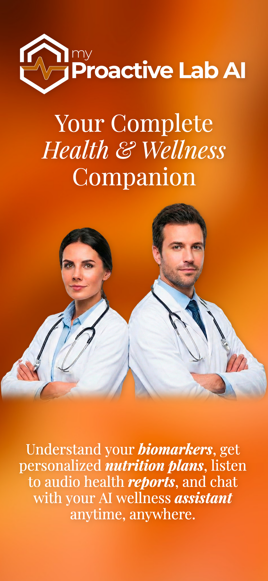 AI Blood Test Interpreter & AI Wellness Assistant for your Personalized Longevity App