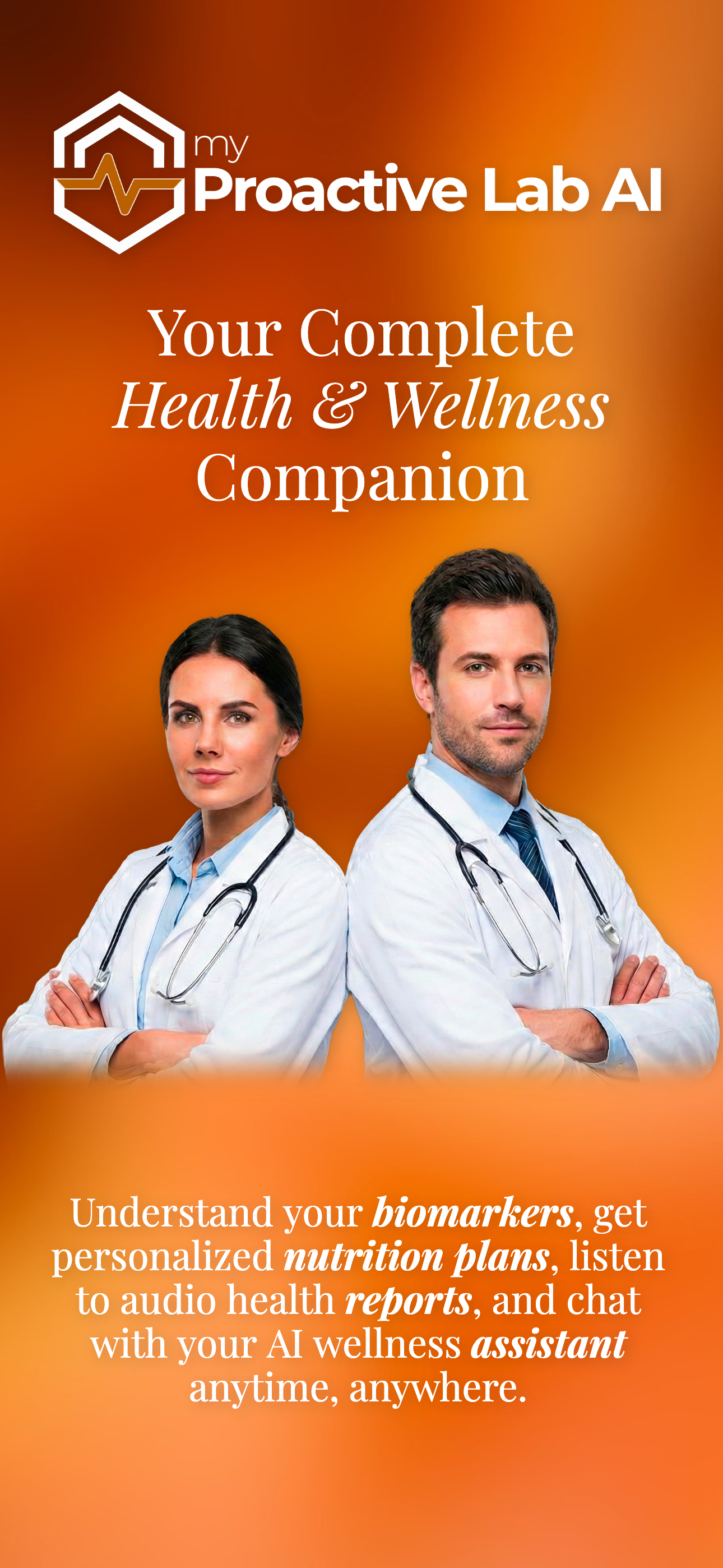 AI Blood Test Interpreter & AI Wellness Assistant for your Personalized Longevity App