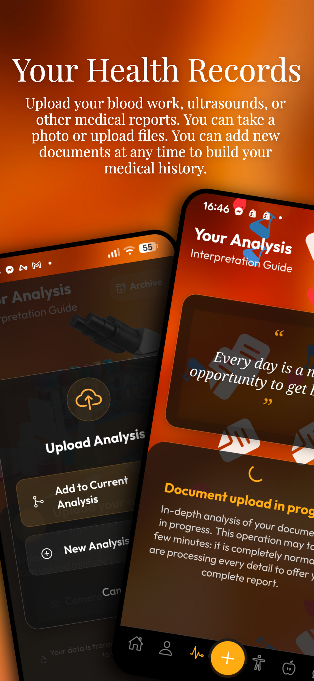 AI Blood Test Interpreter & AI Wellness Assistant for your Personalized Longevity App