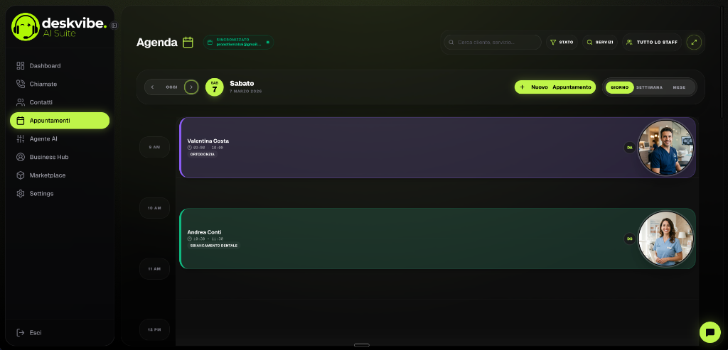 Deskvibe AI Suite - Intelligent Voice AI Agent for Businesses & Professional Studios
