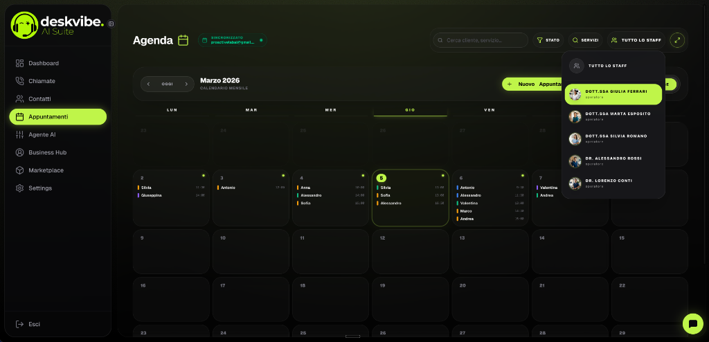 Deskvibe AI Suite - Intelligent Voice AI Agent for Businesses & Professional Studios