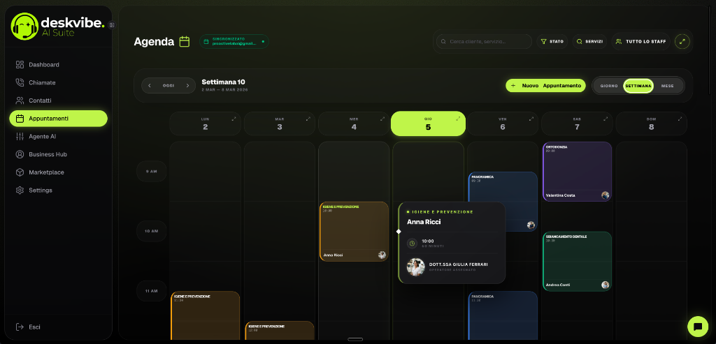 Deskvibe AI Suite - Intelligent Voice AI Agent for Businesses & Professional Studios